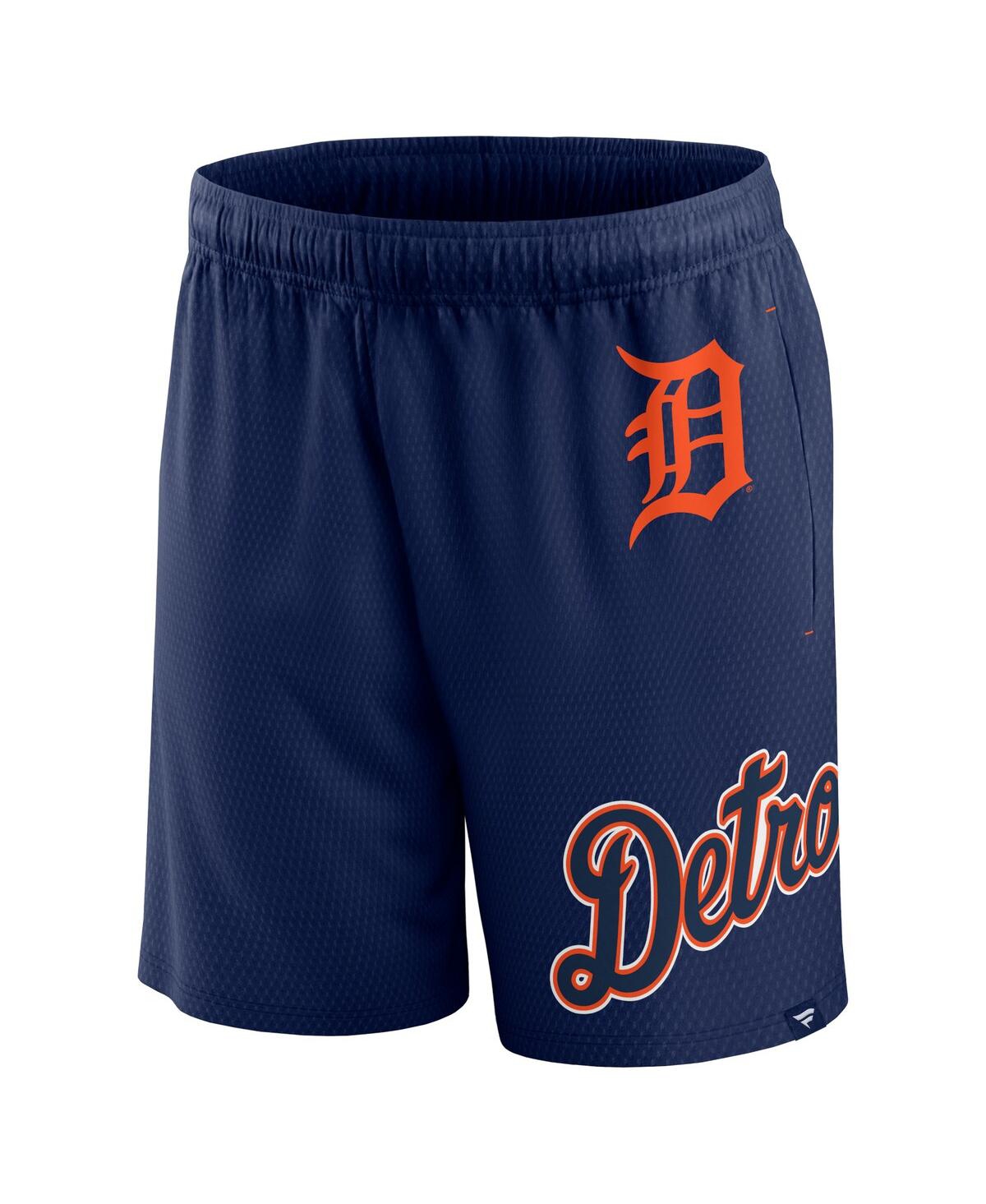 Fanatics Branded  Navy Detroit Tigers Clincher Mesh Shorts In Navy