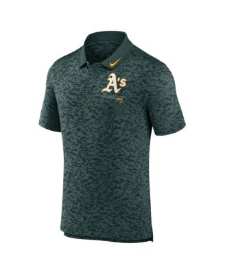 Men's Green Oakland Athletics Next Level Performance Polo Shirt