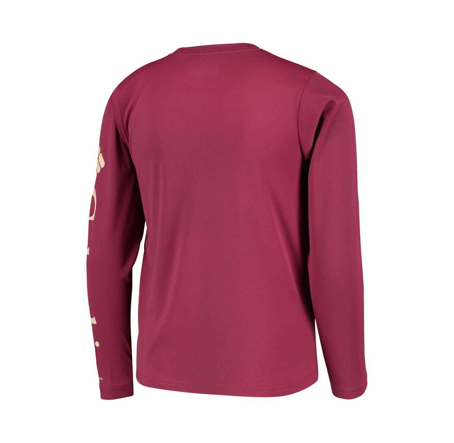 Big Boys Garnet Florida State Seminoles PFG Terminal Tackle Long Sleeve Omni-Shade T-shirt