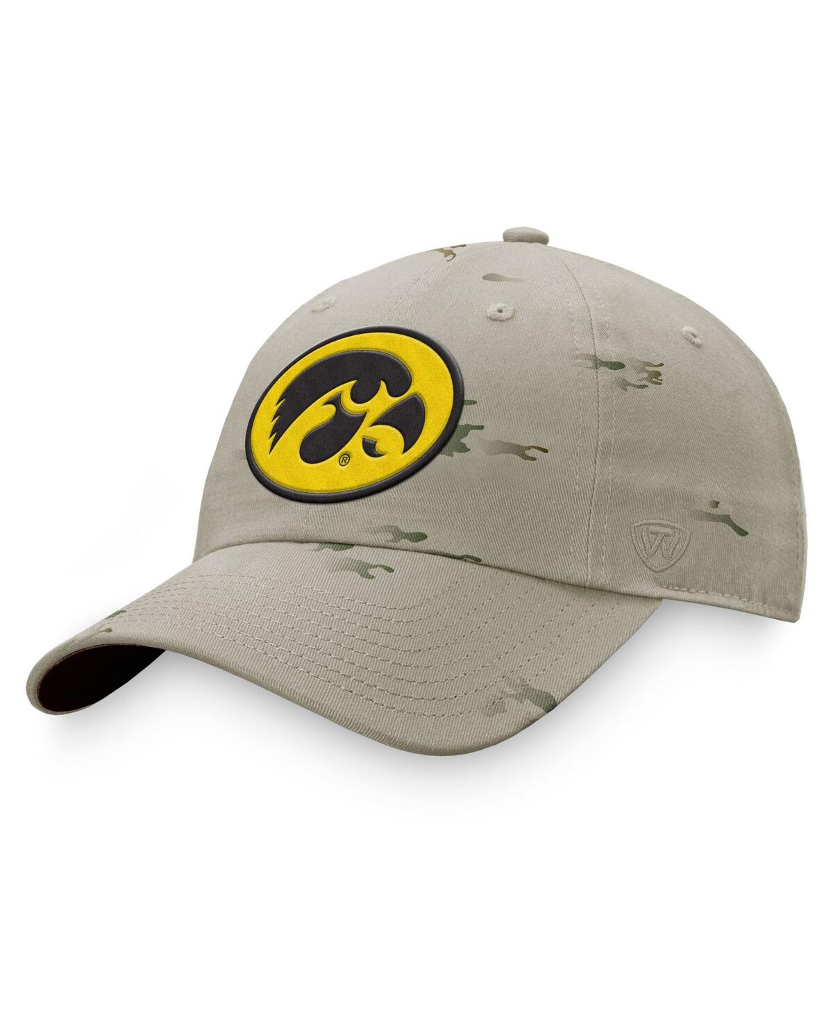 Shop Top Of The World Men's  Khaki Iowa Hawkeyes Oht Military-inspired Appreciation Storm Adjustable Hat