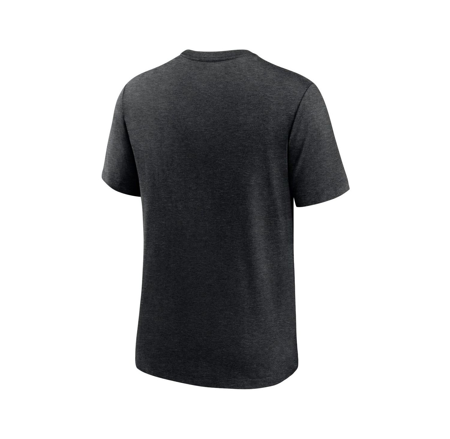 Men's Heather Black San Francisco Giants Rewind Review Slash Tri-Blend T-shirt
