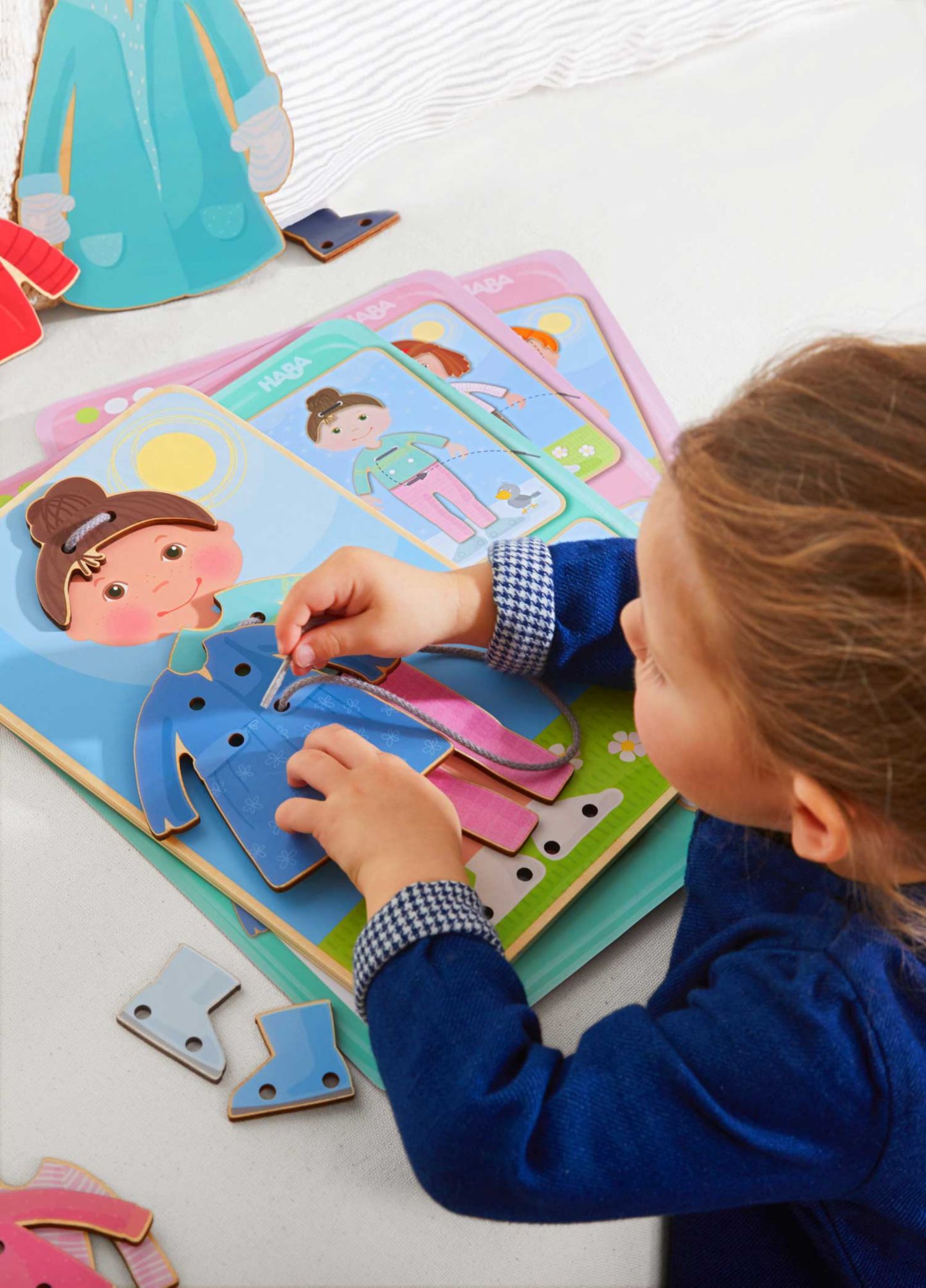 Детские игрушки Haba Dress Me Threading Game, Ages 3+ — фото 2
