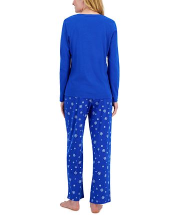 Charter Club Women s 2 Pc. Cotton V Neck Packaged Pajama Set