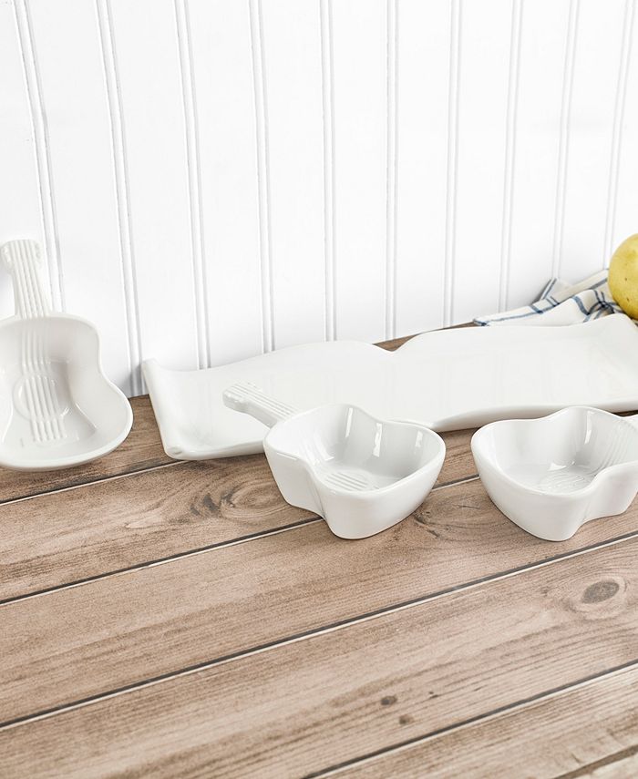 Dolly Parton 4 Piece Ceramic Guitar Condiment Set Macy's