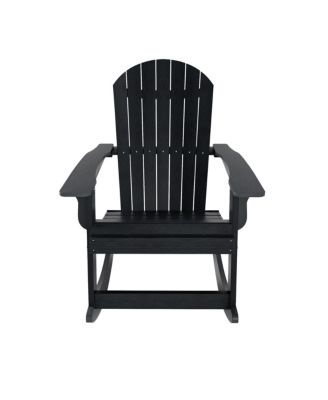 Outdoor Patio All-weather Adirondack Rocking Chair