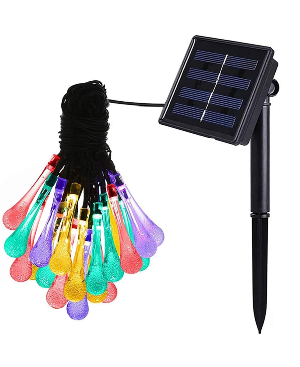 Solar Powered Water Drop String Light - Open Miscellaneous