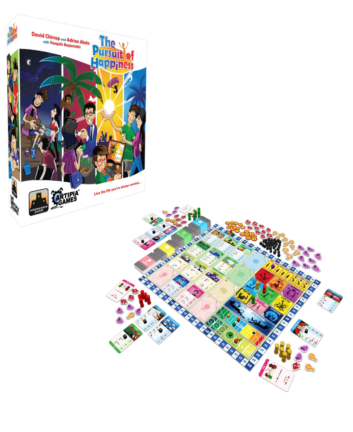 Artipia Games Kids' The Pursuit Of Happiness Board Game In Multi
