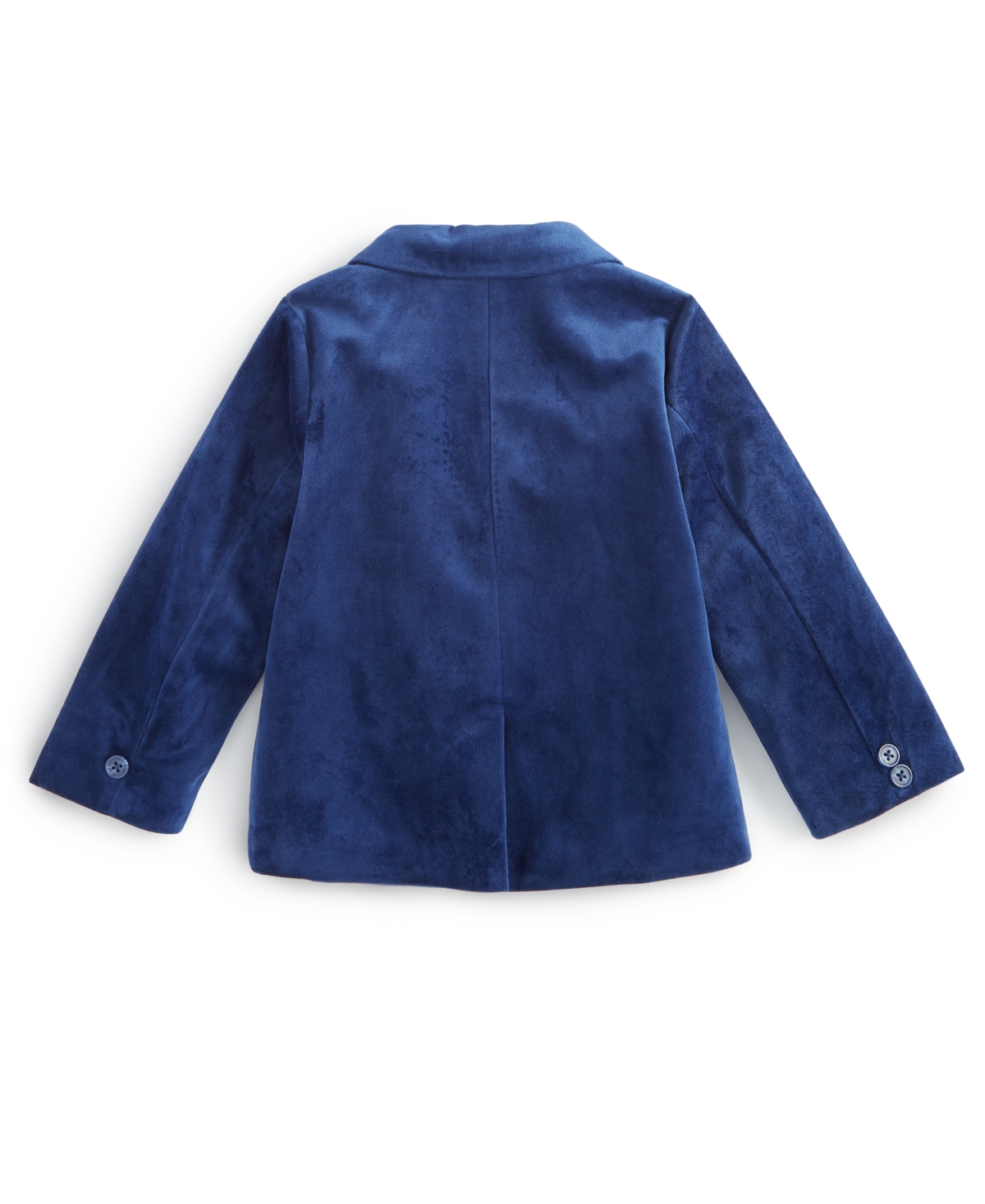 Shop First Impressions Baby Boys Velvet Blazer, Created For Macy's In Navy Sea
