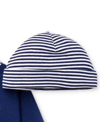 Baby Boys Sailboat Coverall and Hat, 2 Piece Set