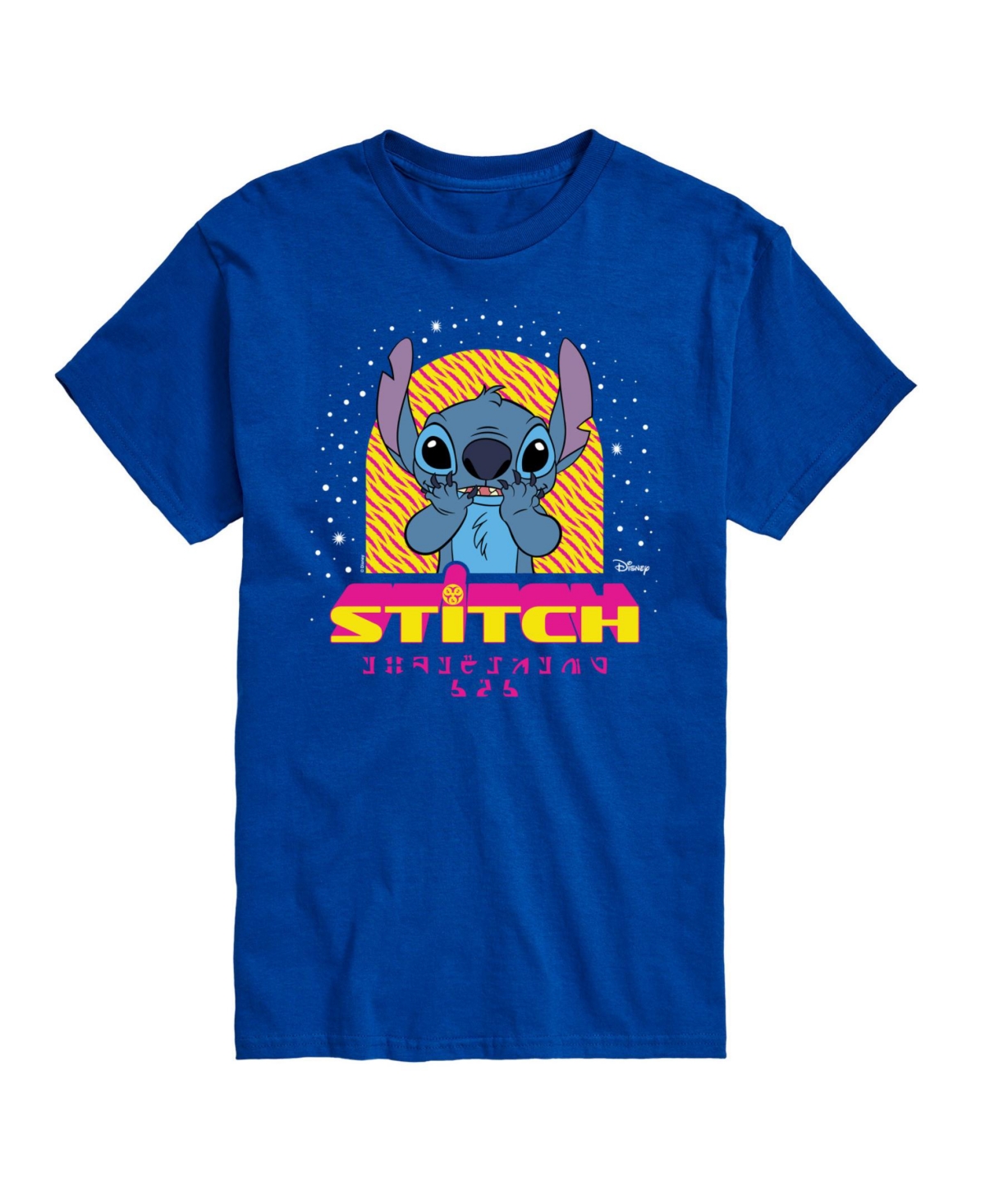 Airwaves Men's Lilo And Stitch Graphic T-shirt In Blue