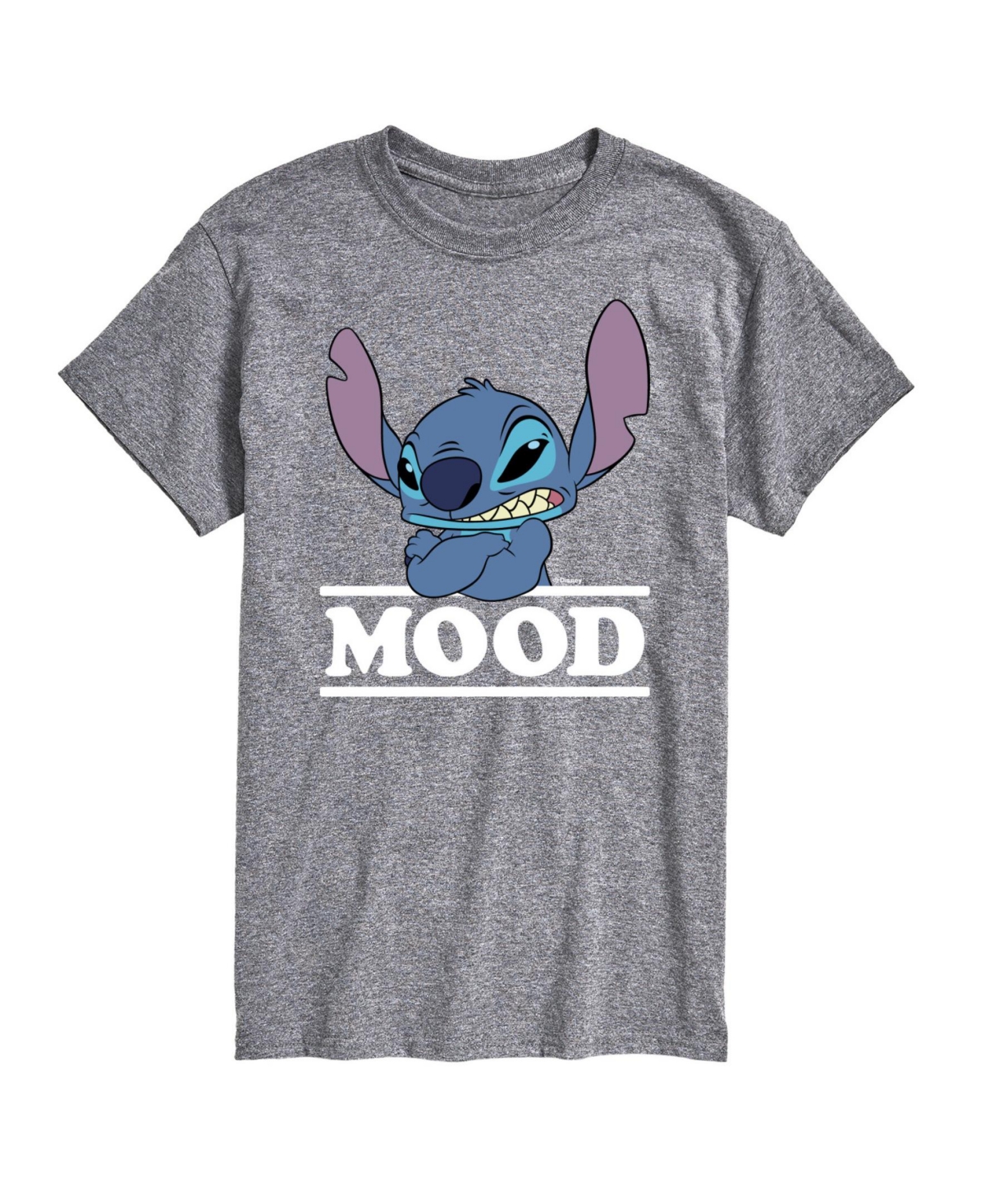 Airwaves Men's Lilo And Stitch Graphic T-shirt In Gray