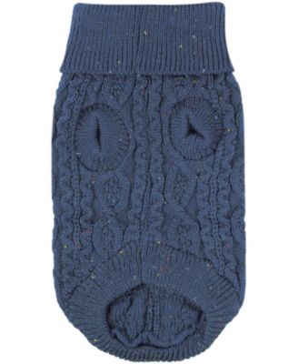 Cable Knit Navy Sweater