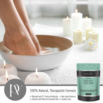 Foot Salts for Foot Bath, Dead Sea Salt Spa, Garden Mist