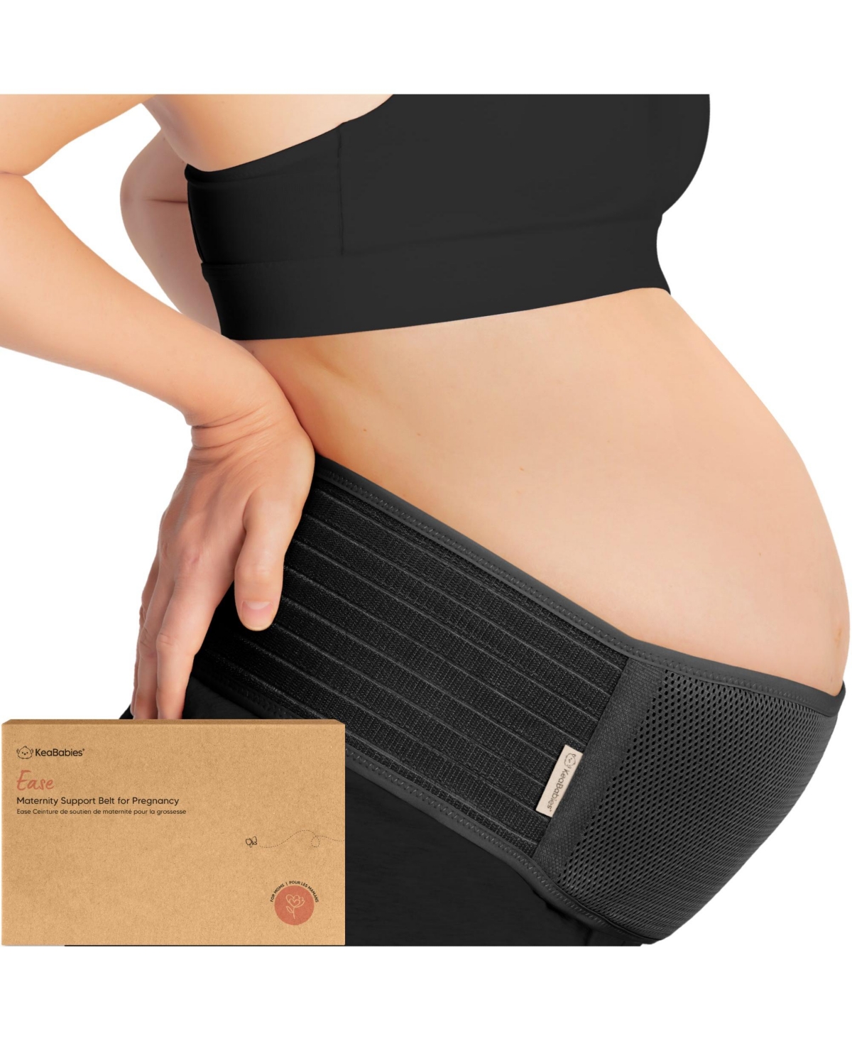KeaBabies Maternity Belly Band for Pregnancy, Soft & Breathable