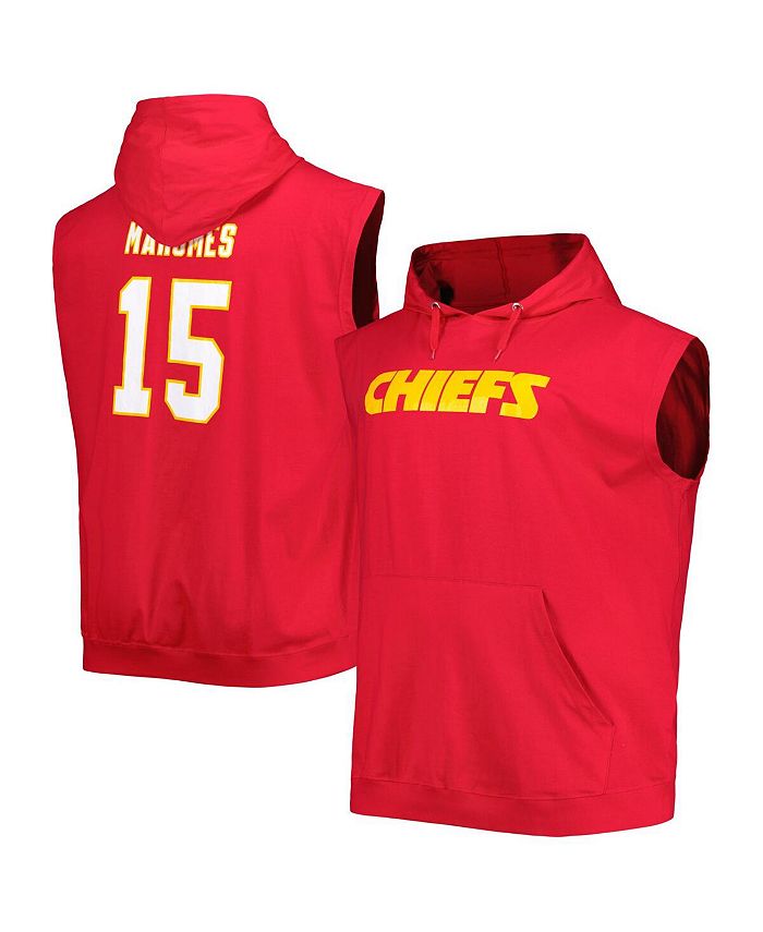 Profile Men's Patrick Mahomes Red Kansas City Chiefs Big and Tall Muscle  Pullover Hoodie - Macy's