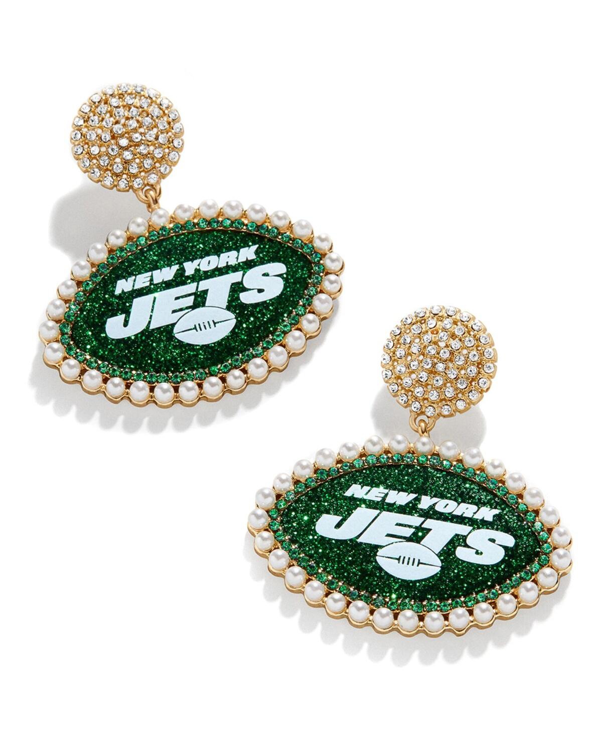 Shop Baublebar Women's New York Jets Statement Stud Earrings In Multi