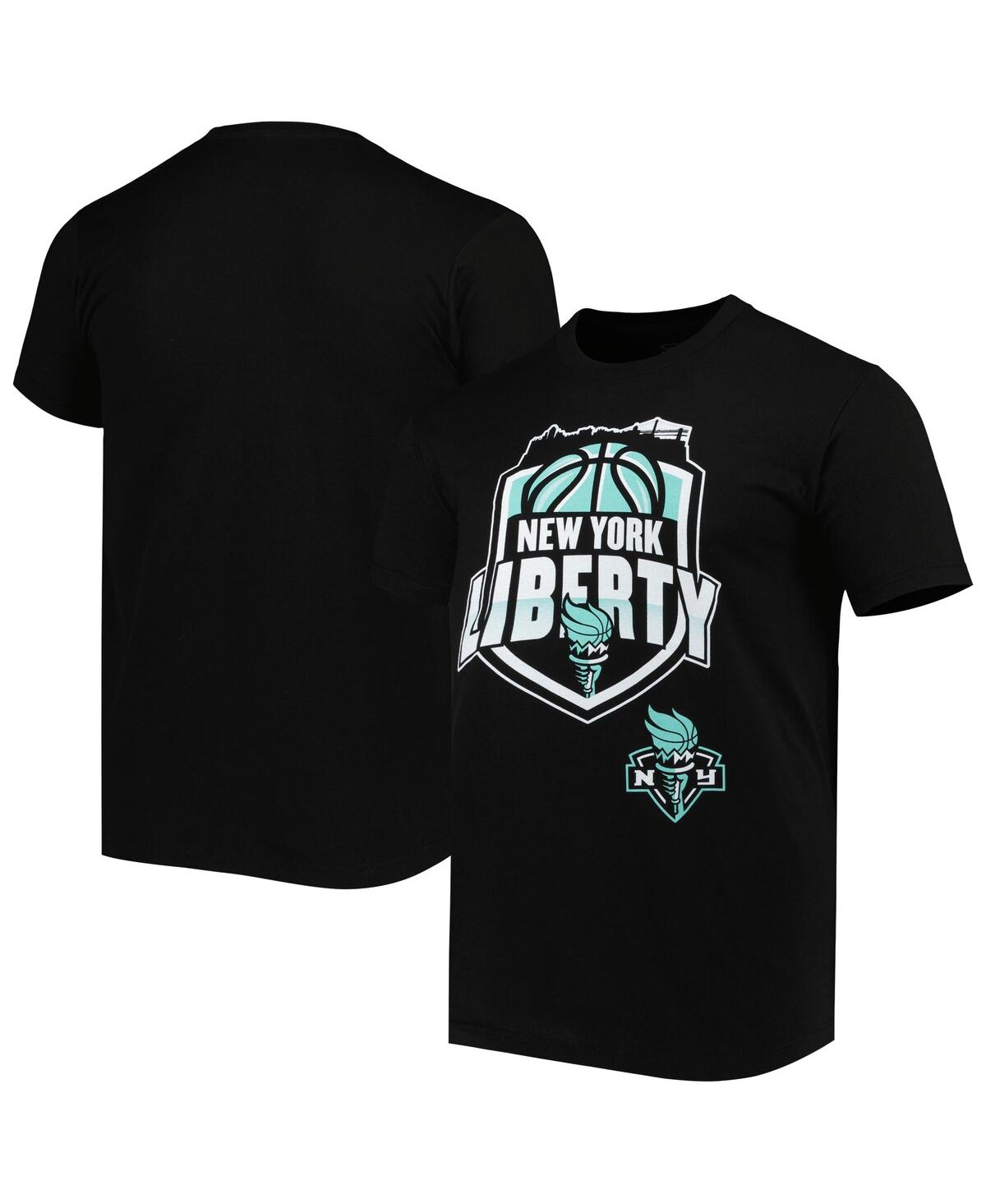 Men's and Women's Stadium EssentialsNew York Liberty Crest T-shirt - Black