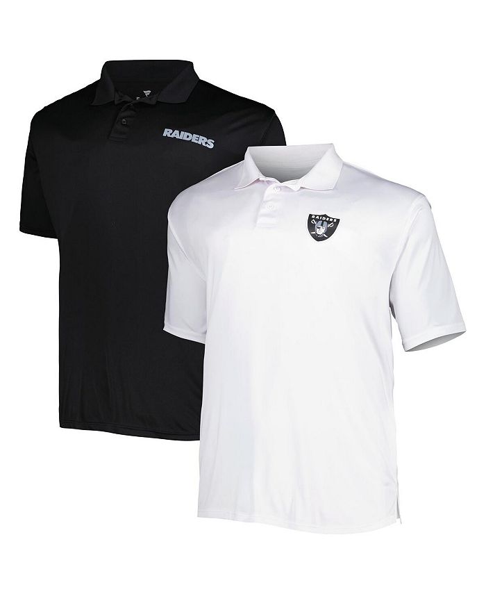 Fanatics Men's Branded Black and White Las Vegas Raiders Big and Tall