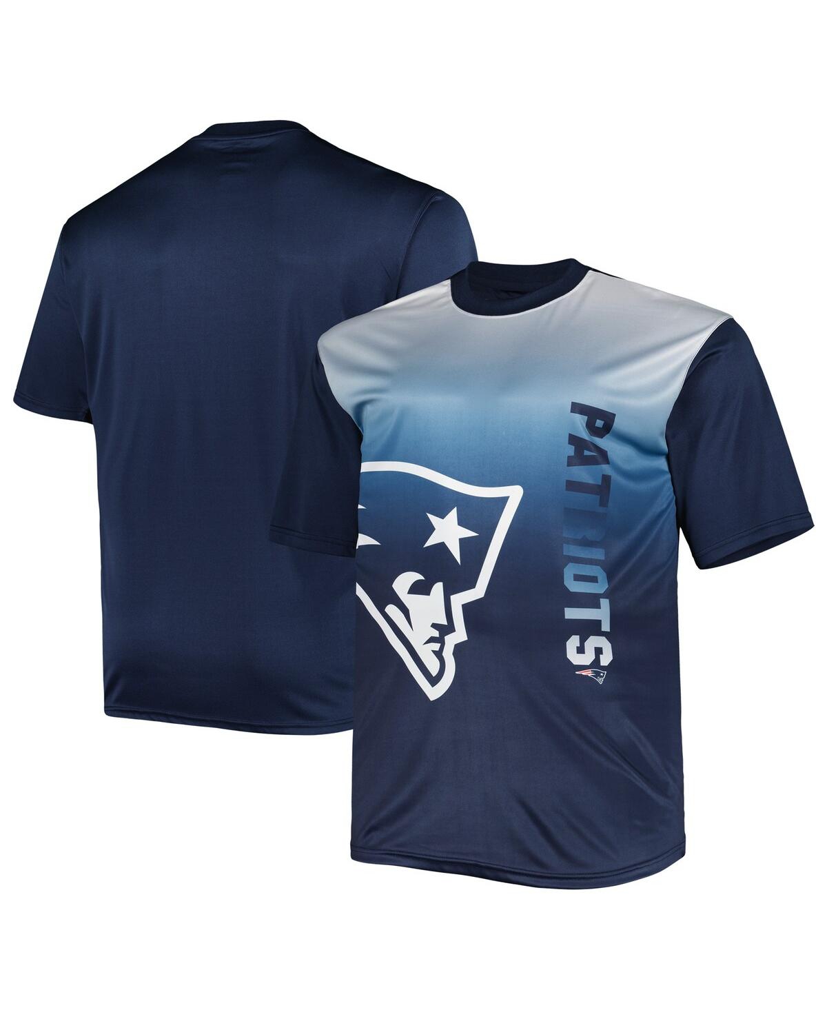 Shop Fanatics Men's  Navy New England Patriots Big And Tall T-shirt