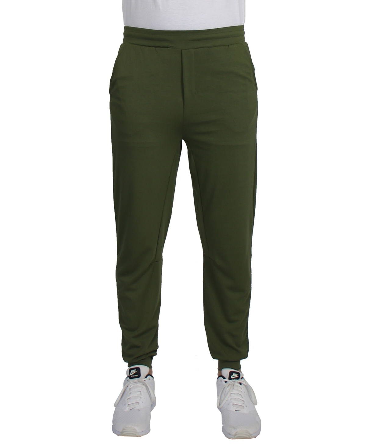 Blue Ice Men's Moisture Wicking Performance Classic Jogger Sweatpants In Olive