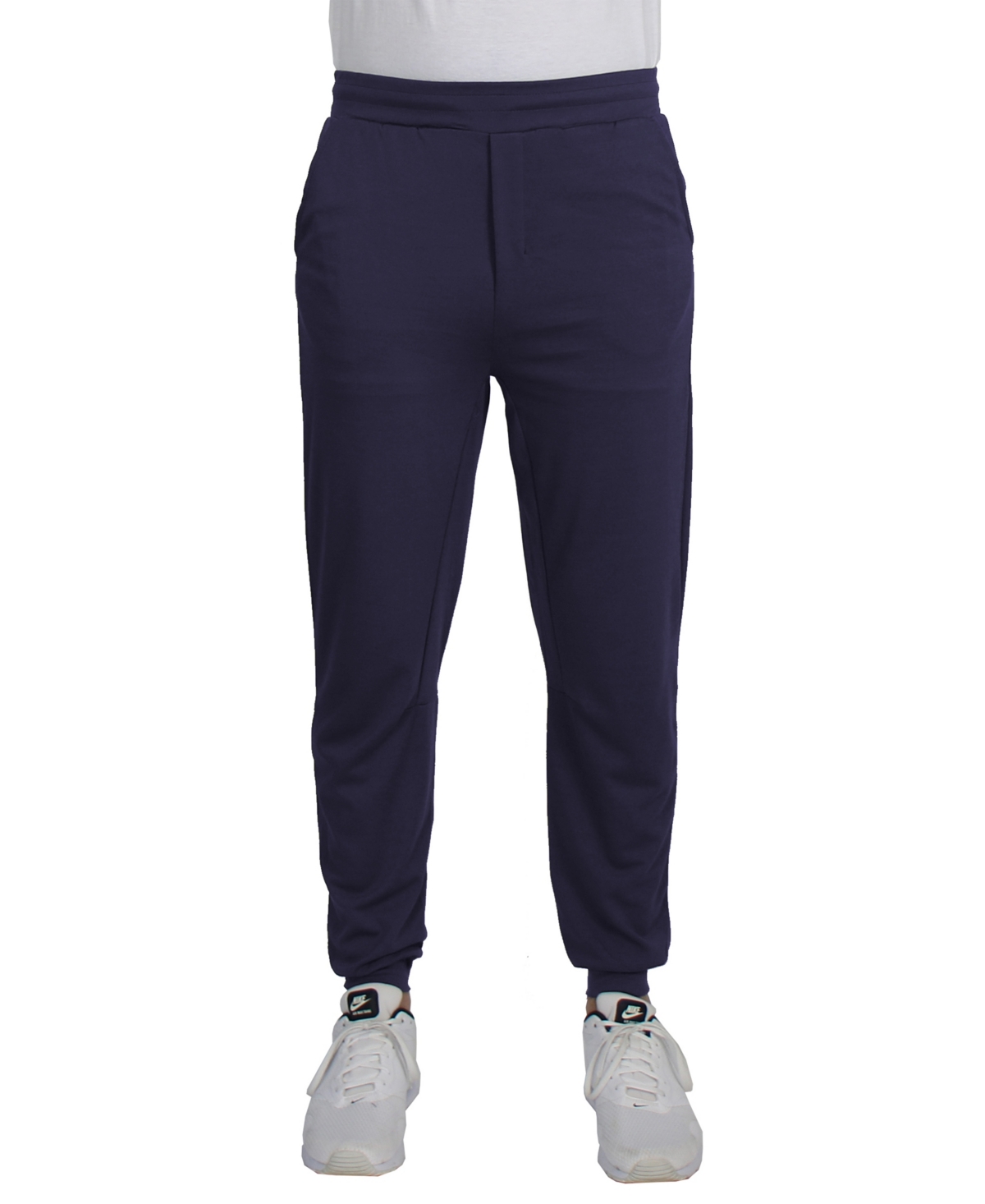 Blue Ice Men's Moisture Wicking Performance Classic Jogger Sweatpants In Navy