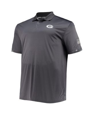 Men's Charcoal Georgia Bulldogs Big and Tall OHT Military-Inspired Appreciation Digital Camo Polo Shirt