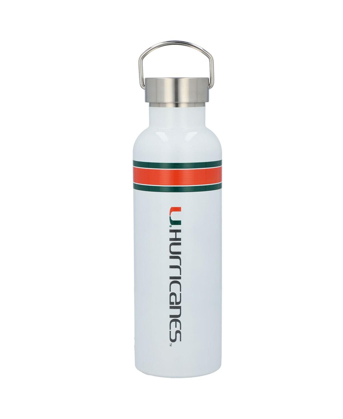 Shop Indigo Falls Miami Hurricanes 26 oz Classic Voda Bottle In White