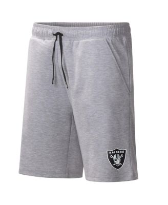 Men's Heather Gray Las Vegas Raiders Trainer Shorts