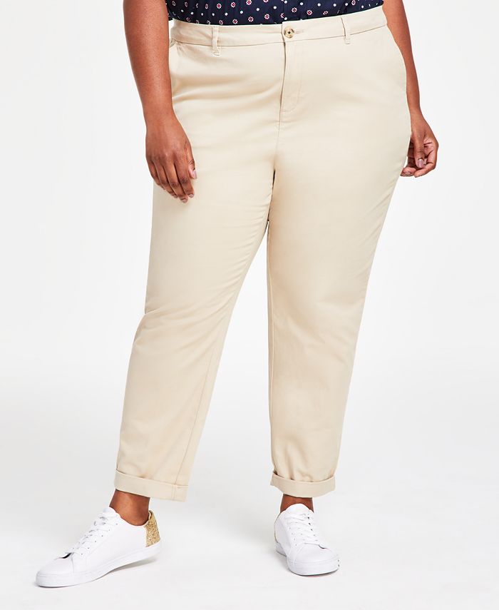 Tommy TH Flex Plus Size Hampton Chino Pants - Macy's
