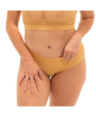 Women's Nude Shade Mesh Hipster Bikini Panty