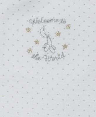 Baby Boys or Baby Girls Welcome To The World Bodysuits, Pack of 3