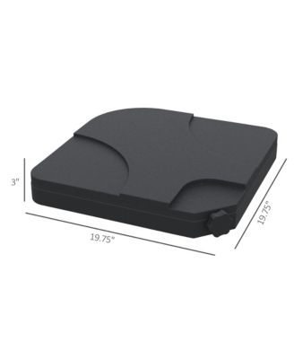 60 Liter Outdoor Patio Water Weighted Adjustable Umbrella Stand Base