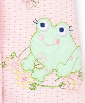 Baby Frogs Snap Up Footed Cotton Coverall