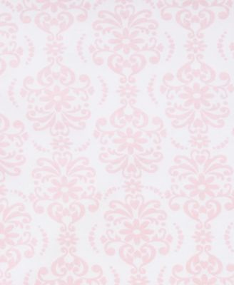 Baby Girls Damask Scroll Print Cotton Blanket