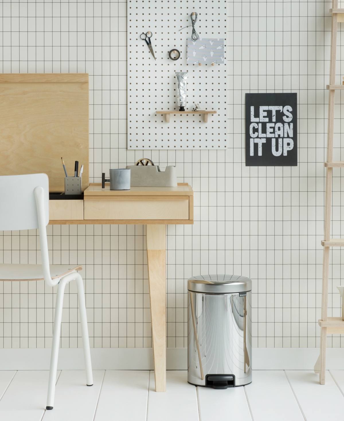 Shop Brabantia New Icon Step On Trash Can, 3.2 Gallon, 12 Liter In Brilliant Steel