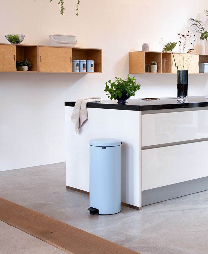 Brabantia New Icon Step on Trash Can, 8 Gallon, 30 Liter Macy's