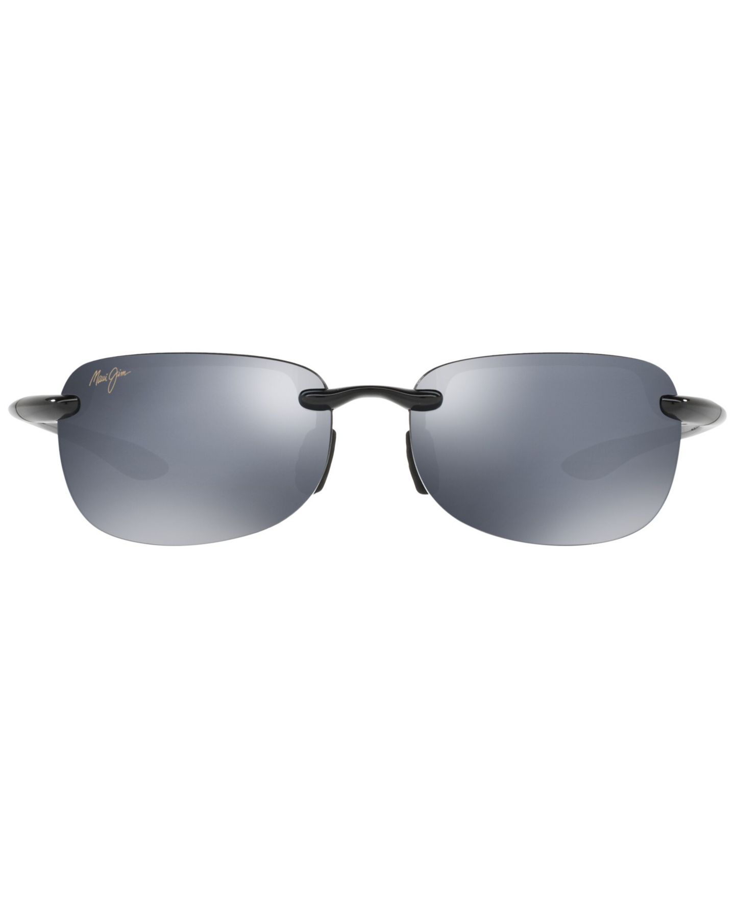 Солнцезащитные очки Maui Jim Unisex Polarized Sunglasses, Sandy Beach, цвет: Чёрный серый — фото 3