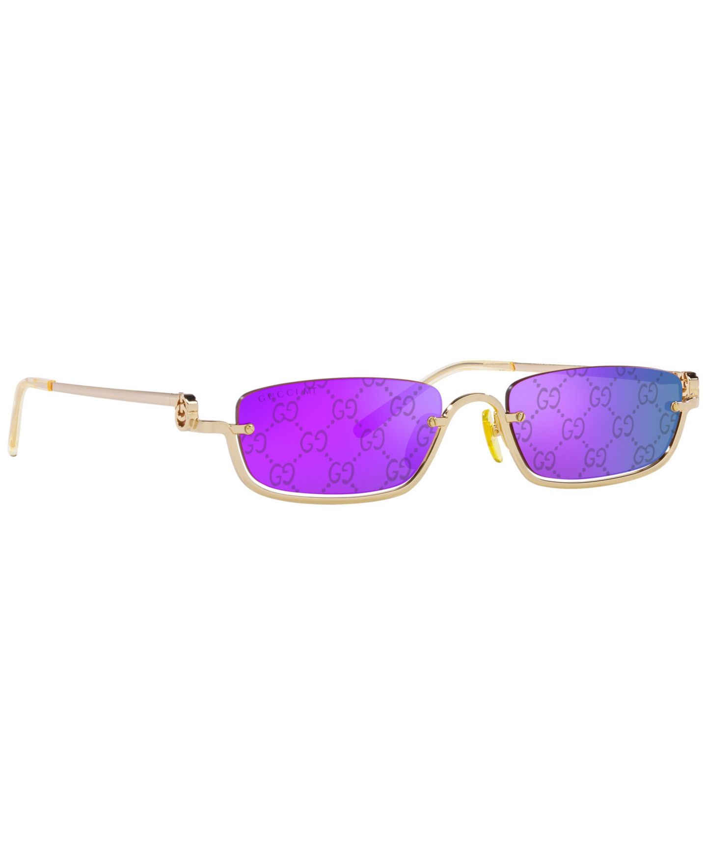 Солнцезащитные очки Gucci Unisex Sunglasses, GG1278S, цвет: Золотой — фото 5