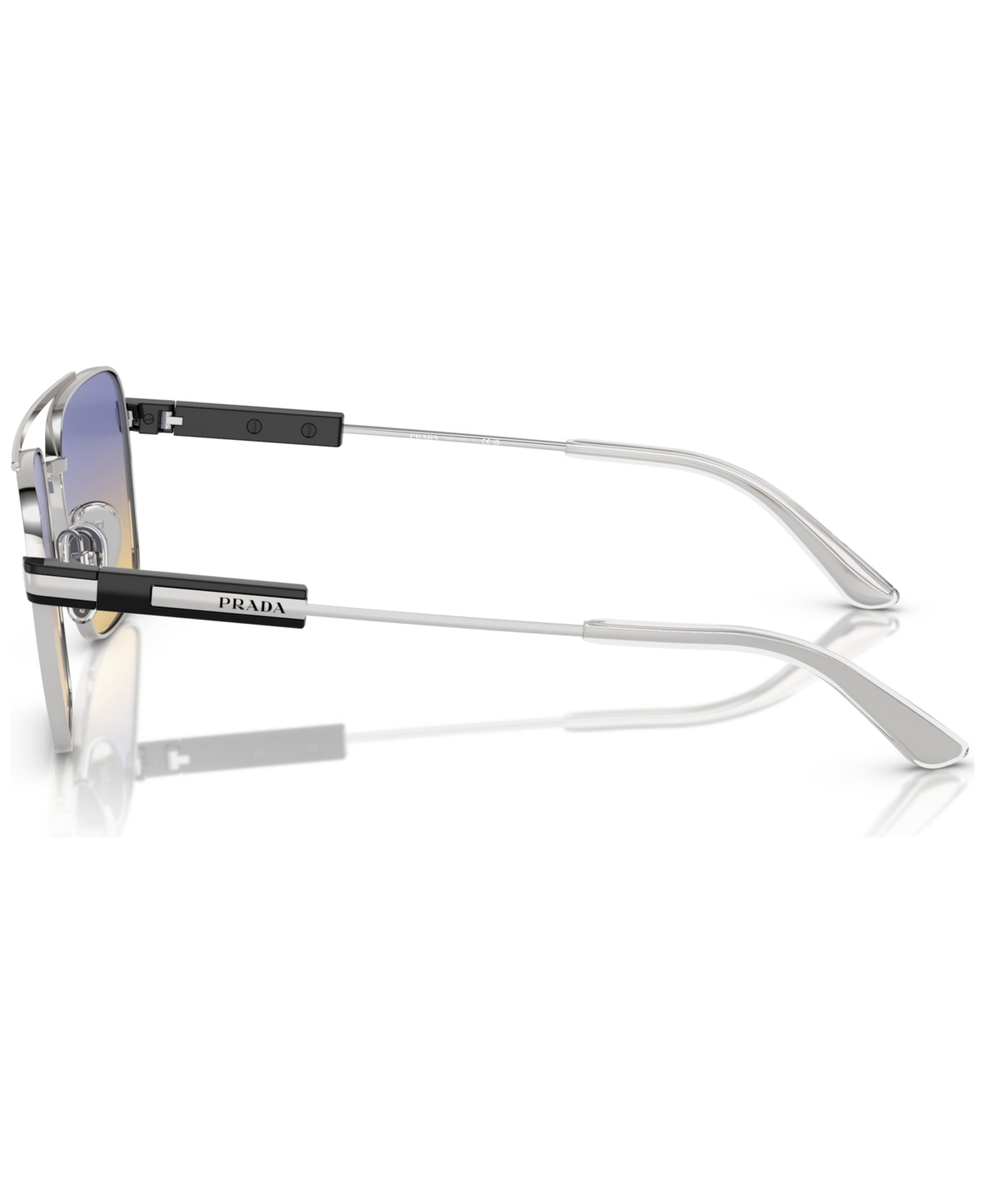 Shop Prada Unisex Sunglasses, Pr 67zs In Silver-tone