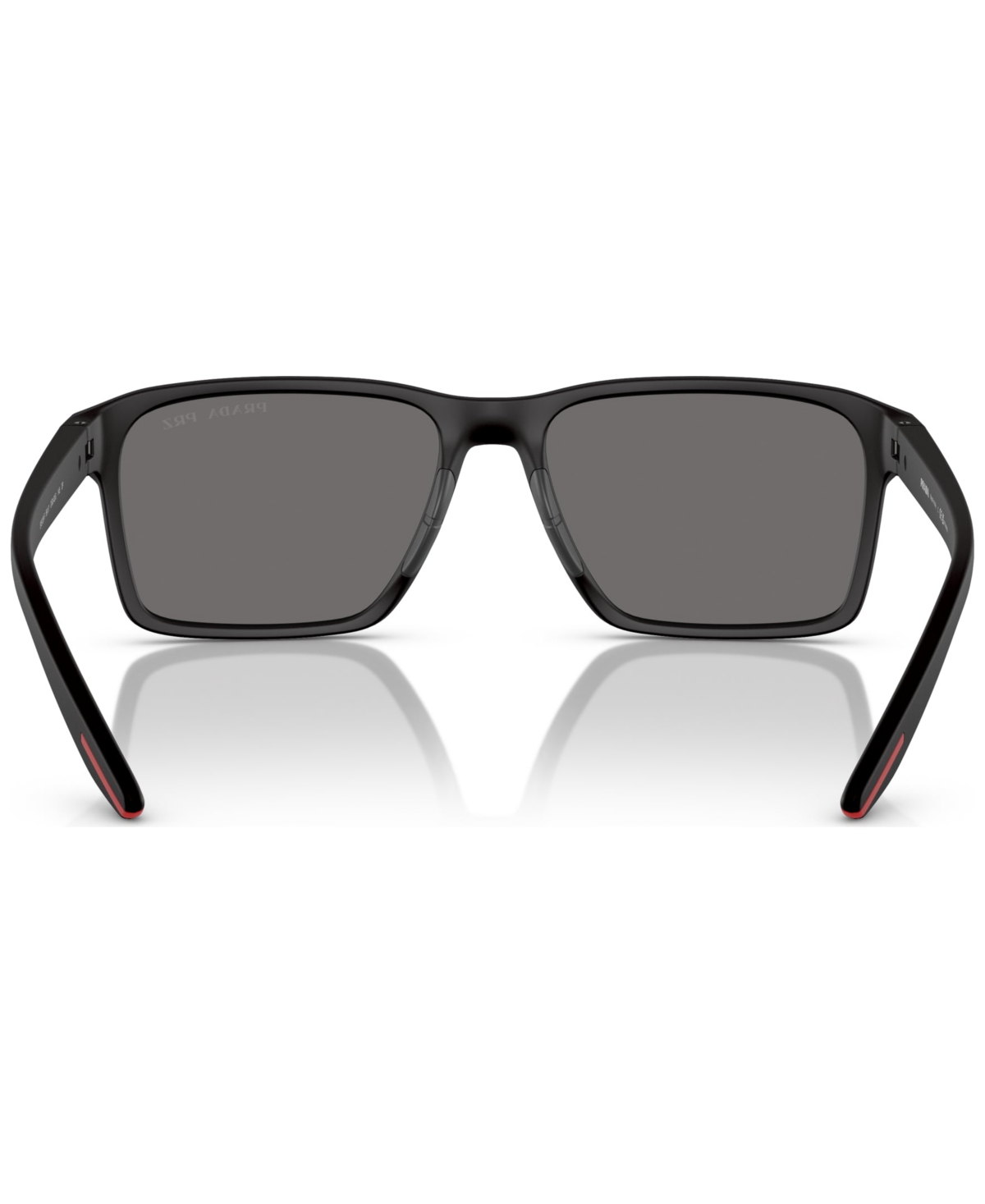Shop Prada Men's Polarized Low Bridge Fit Sunglasses, Ps 05ysf In Black Rubber