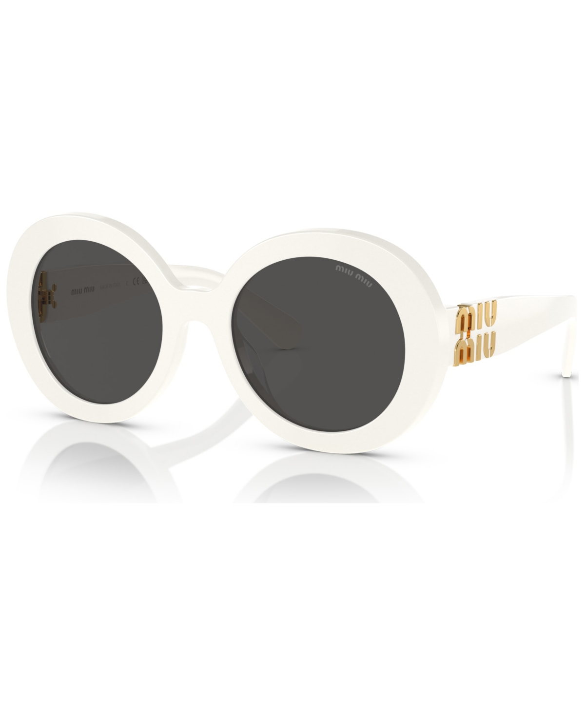 Miu Miu Women's Sunglasses, Mu 11ys In White