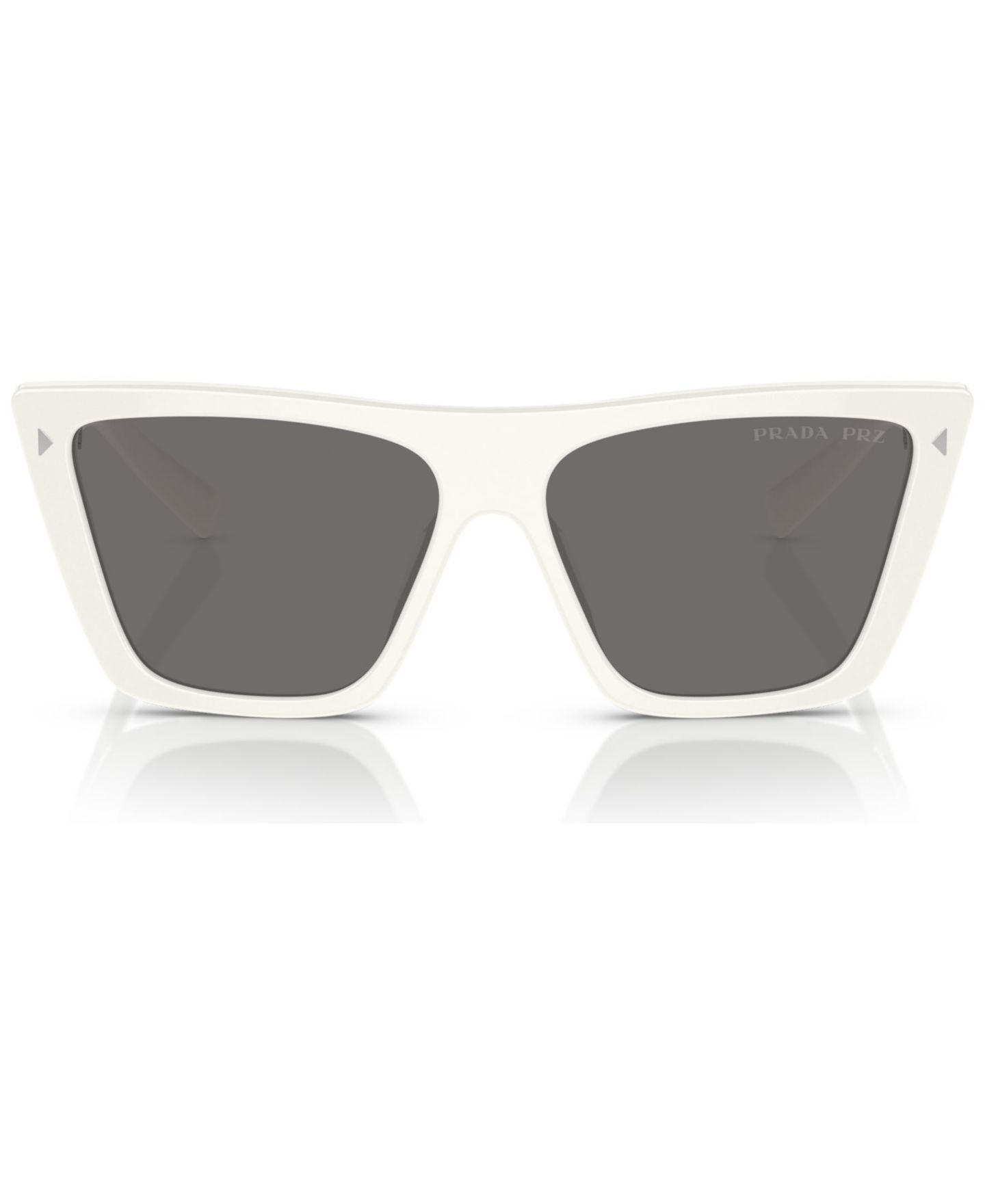 Женские солнцезащитные очки PRADA Signature Butterfly Sunglasses, PR 21ZS, цвет: Talc — фото 3