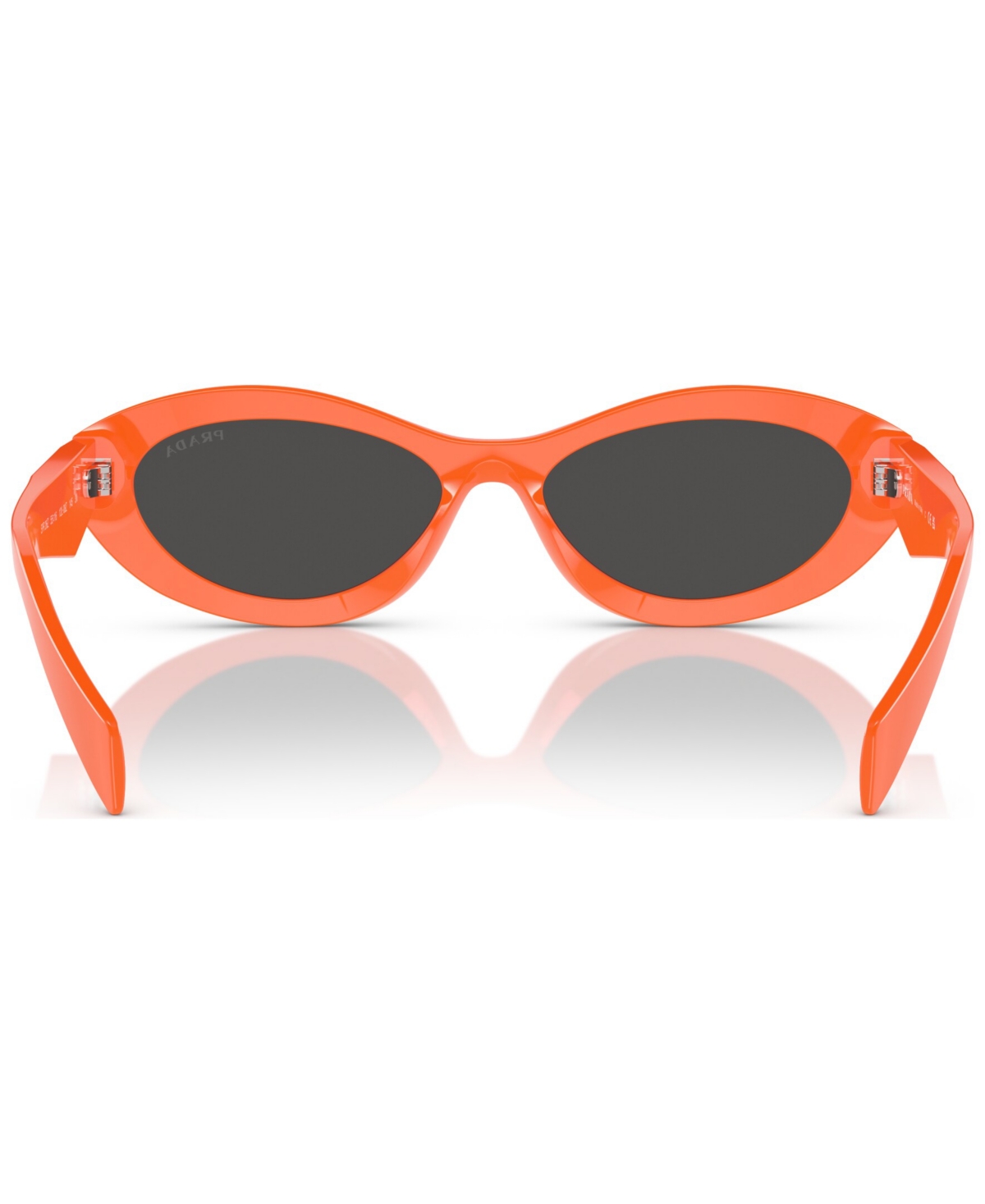 Prada Symbole Irregular Women's Sunglasses, Pr 26zs In Orange