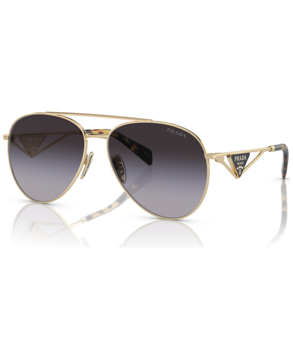 Prada Woman Sunglasses Pr 73zs In Grey Gradient