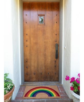 Coir Doormat, Rainbow