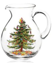 Glass Christmas Tree Sippers and Dispensers