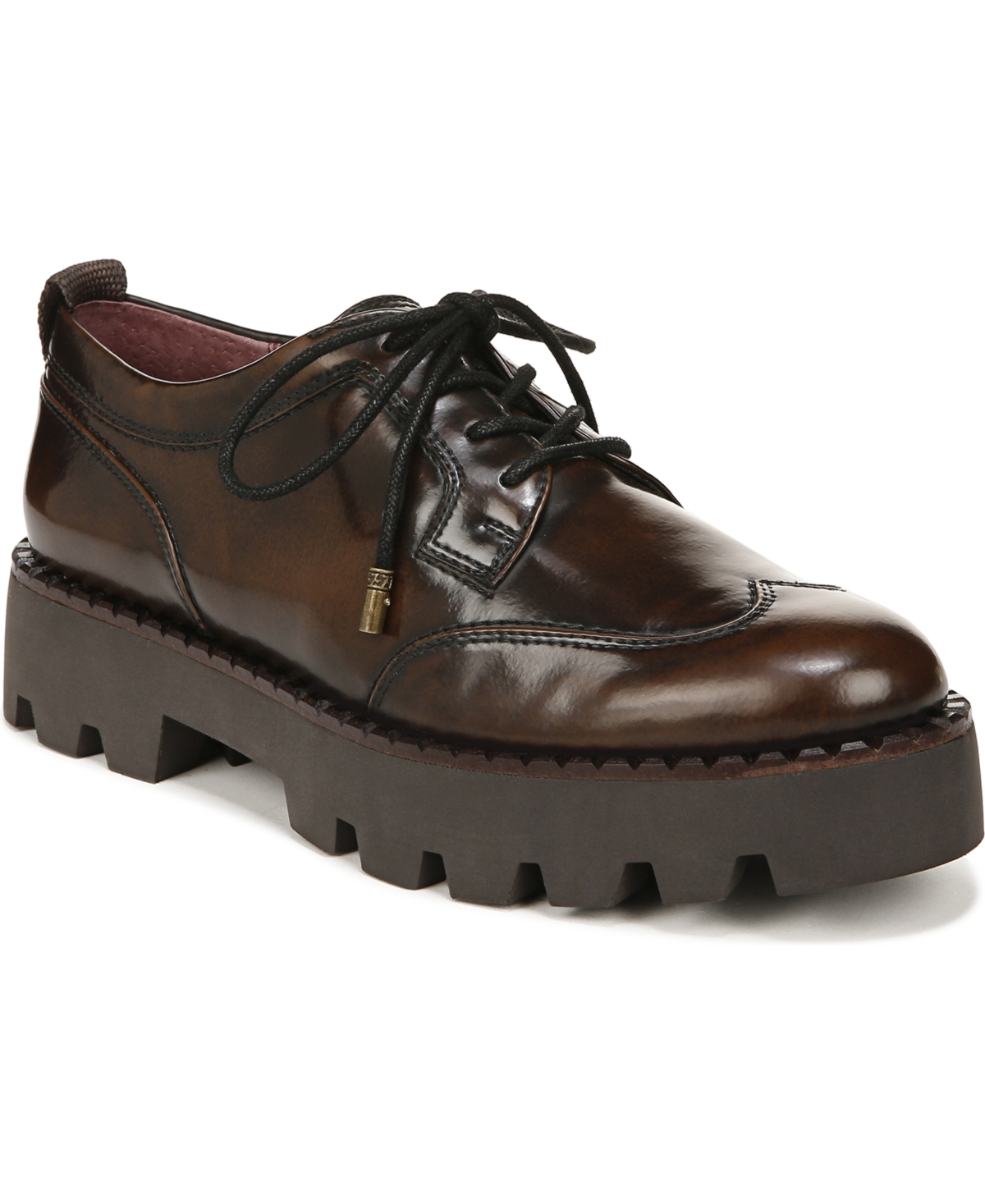 Balin-oxford Lug Sole Oxfords - Brown Faux Leather