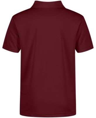 Big Boys Uniform Quick Dry Short Sleeve Performance Stretch Polo