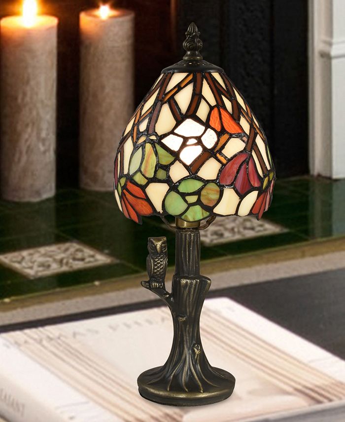 Dale Tiffany Owl Garden Accent Lamp - Macy's