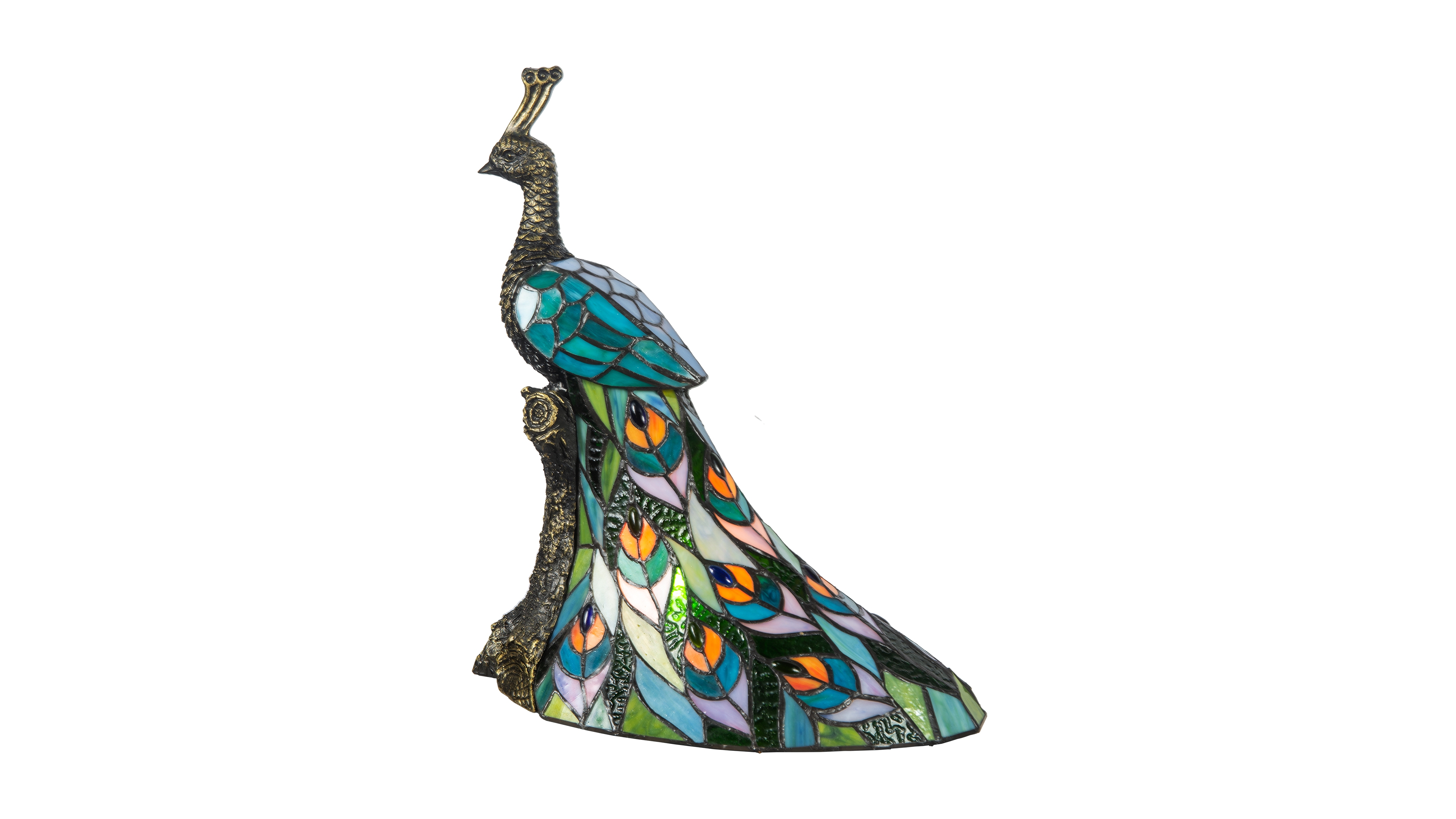Dale Tiffany Galana Peacock Accent Lamp